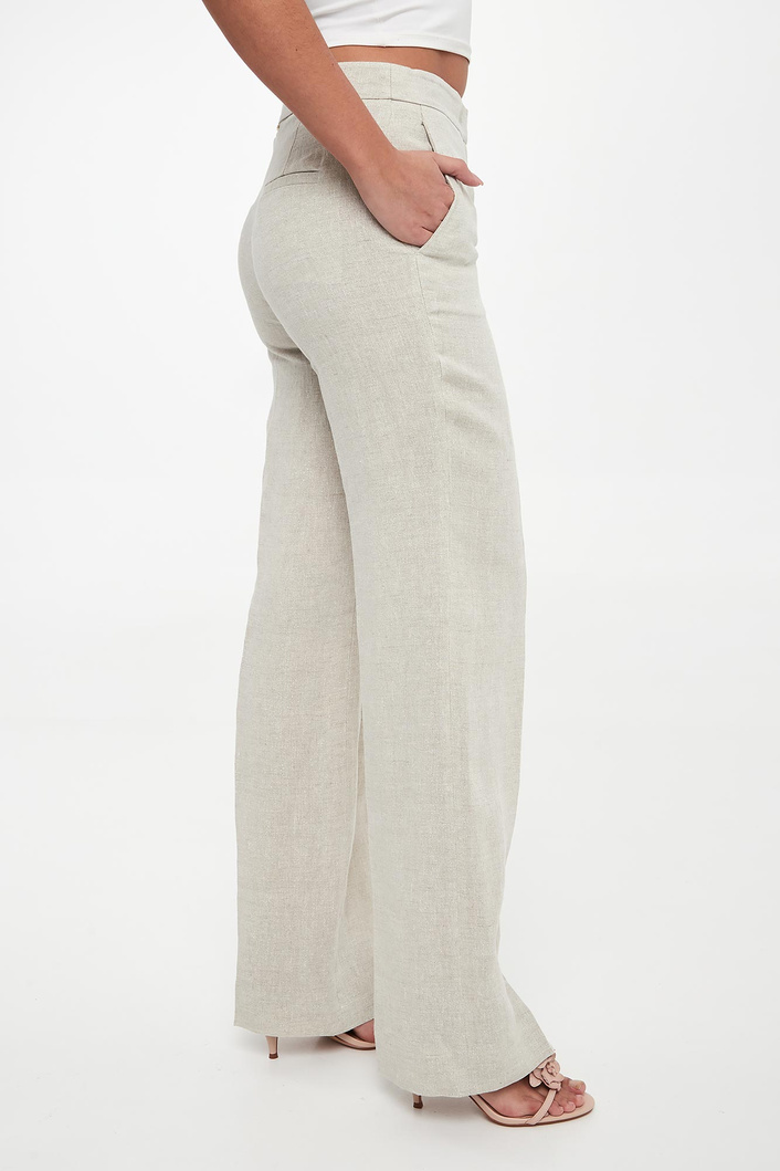 Spodnie damskie lniane TWINSET