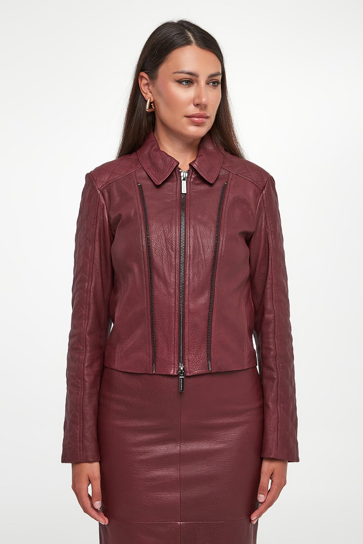 Kurtka damska skórzana ramoneska ARMANI EXCHANGE