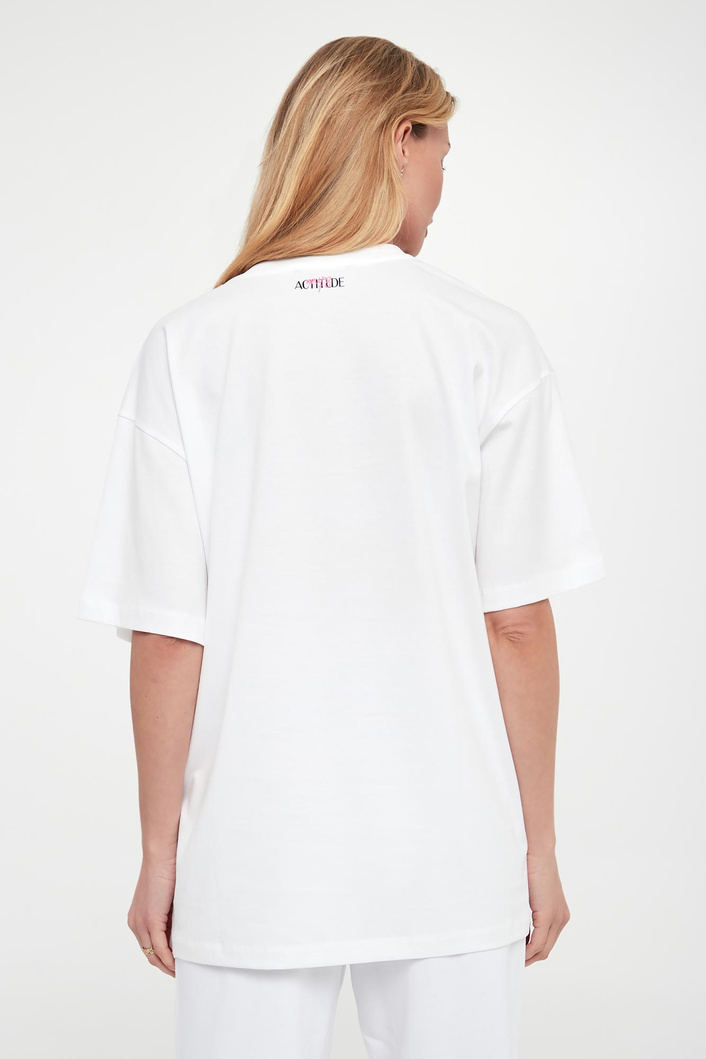 T-shirt damski z nadrukiem TWINSET