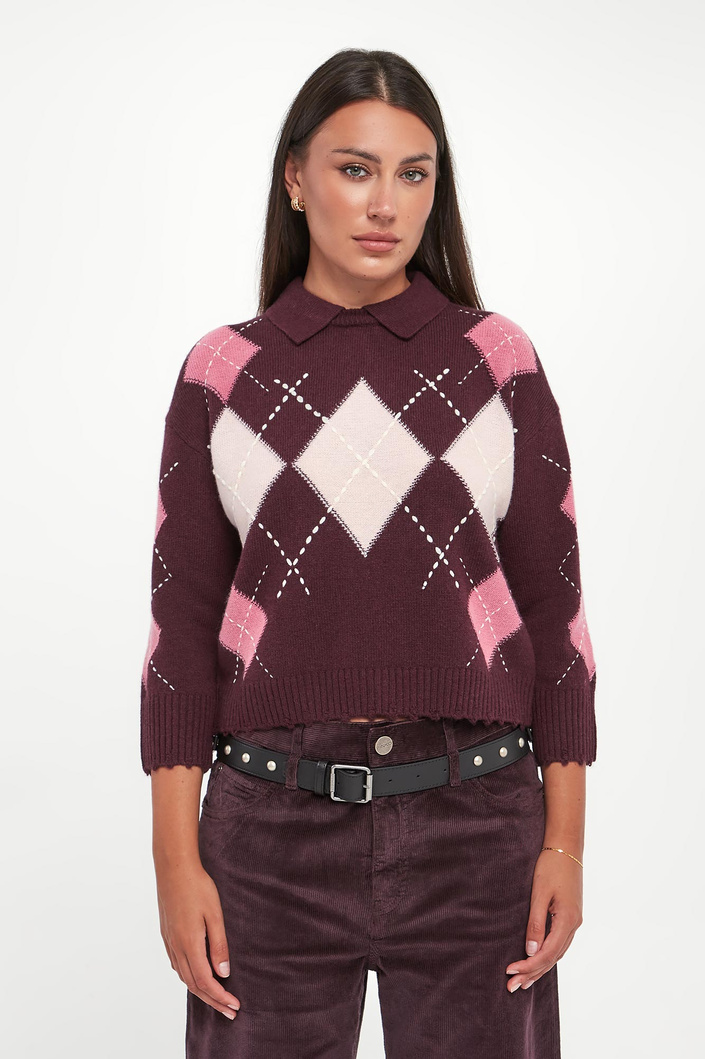 Sweter damski wełniany Cork PINKO