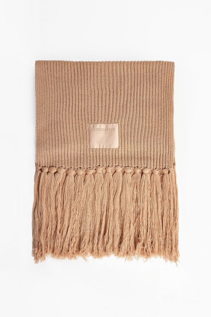 Szal damski wełniany PATRIZIA PEPE