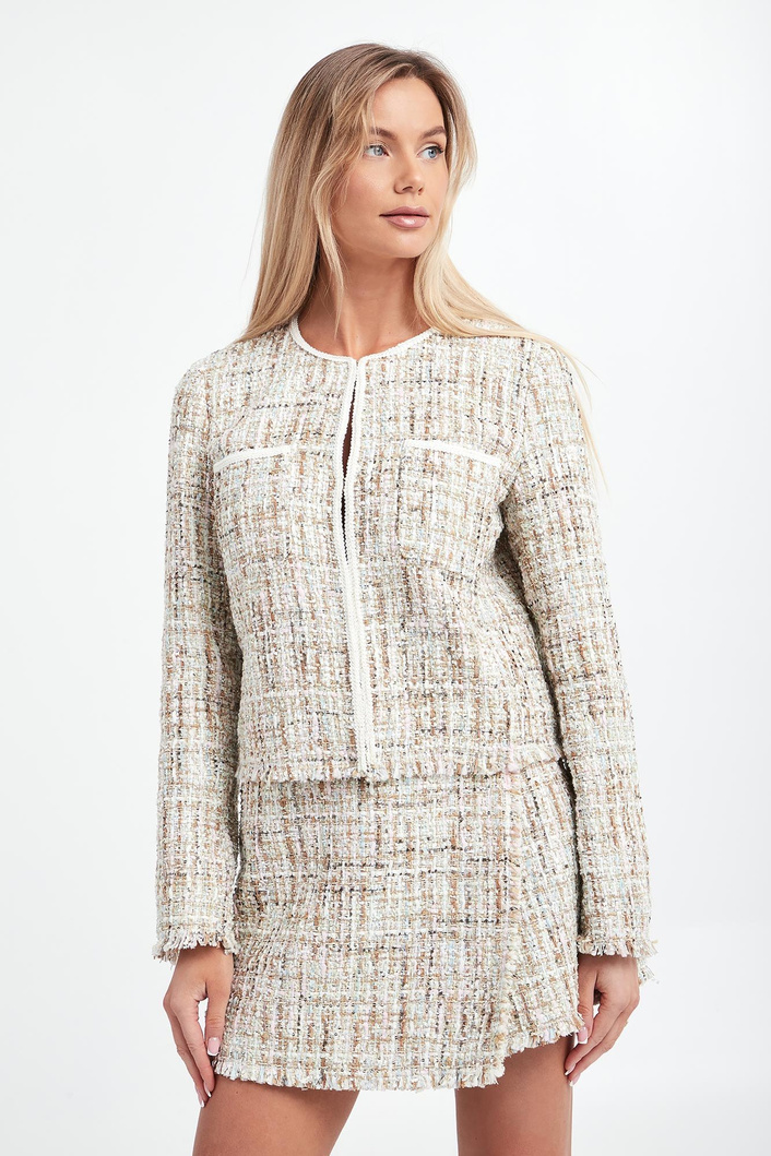 Żakiet tweedowy TWINSET ACTITUDE