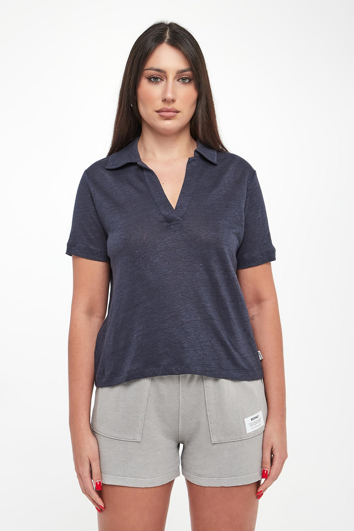 Polo damskie lniane Troms ECOALF