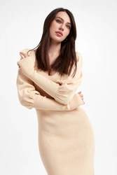 Sukienka prążkowana NOTES DU NORD