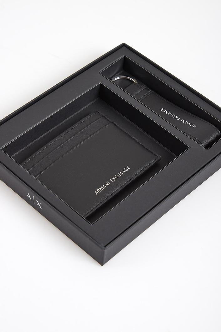 Zestaw męski portfel + brelok ARMANI EXCHANGE