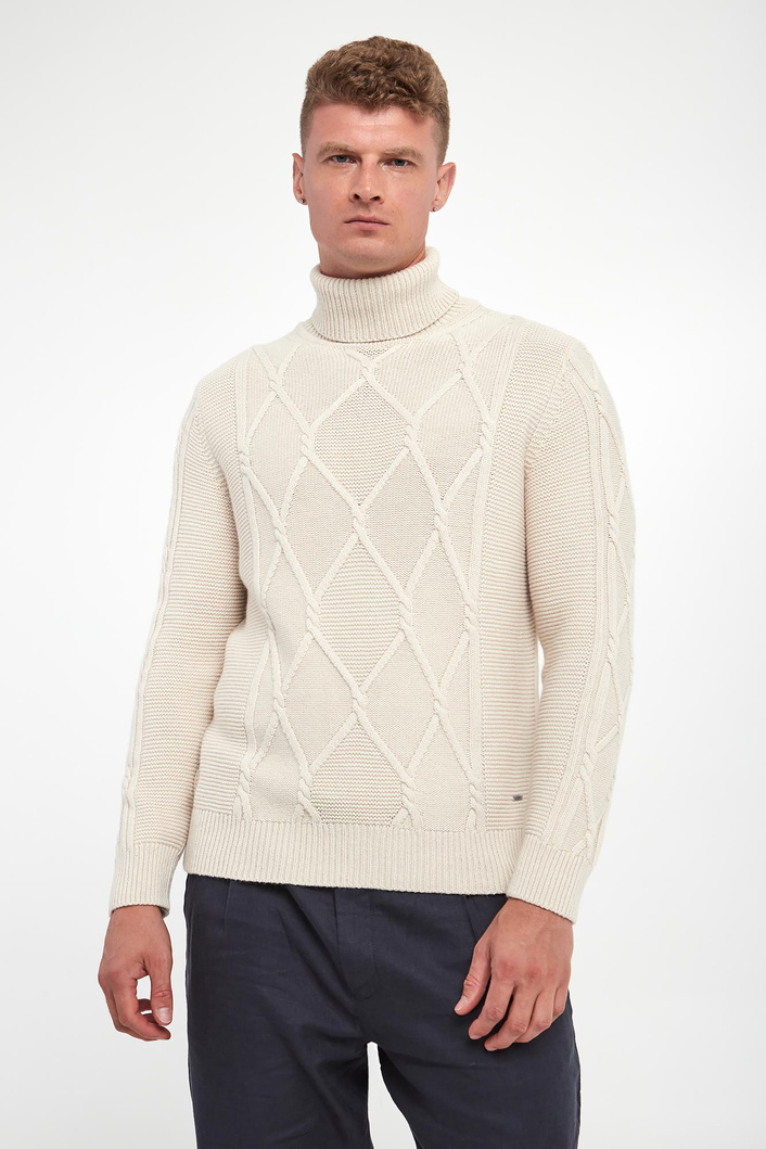 Golf męski z wełną Liono JOOP!