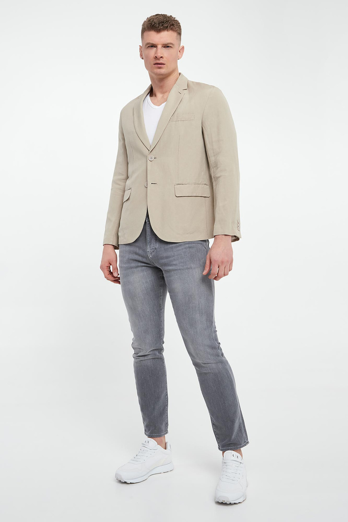 Marynarka męska jednorzędowa lniana ARMANI EXCHANGE