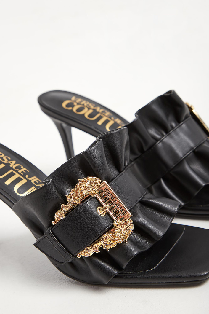 Klapki na szpilce VERSACE JEANS COUTURE