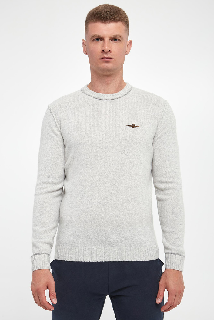 Sweter męski wełniany AERONAUTICA MILITARE