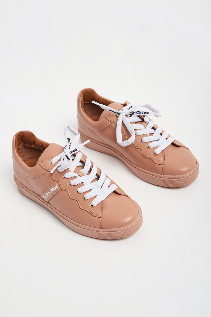 Sneakersy skórzane SEE BY CHLOÉ