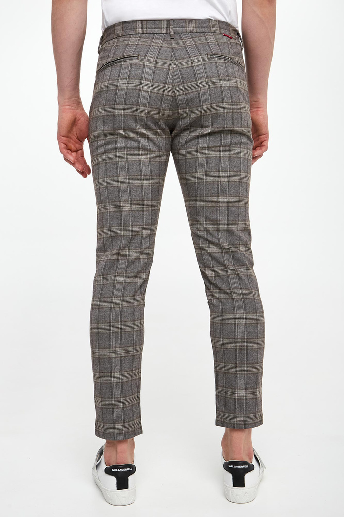 Spodnie męskie w kratkę Maxton3-W JOOP! JEANS