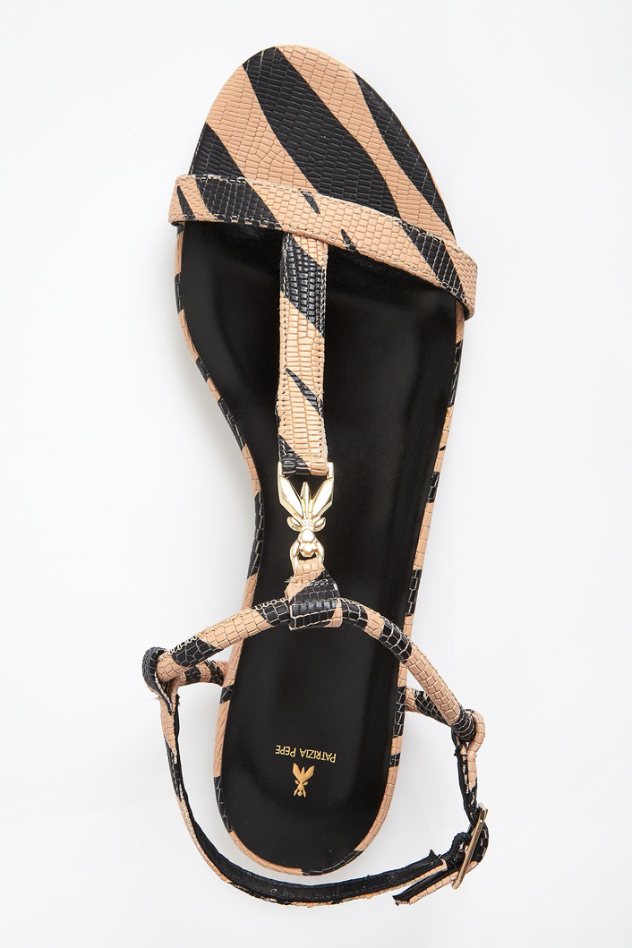 Sandały damskie skórzane PATRIZIA PEPE