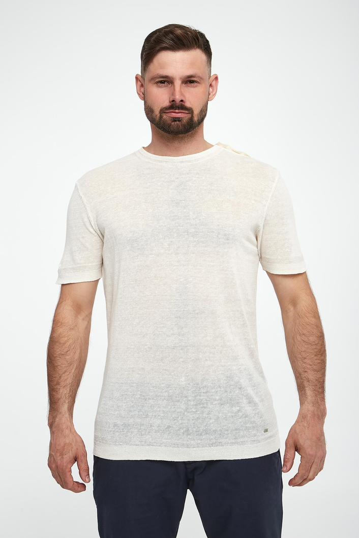 T-shirt męski lniany LIU JO