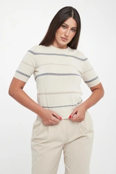 Sweter damski w paski PESERICO