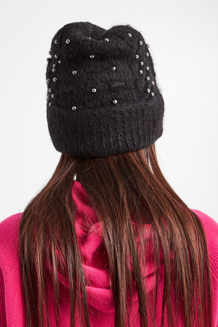 Czapka zimowa z perełkami LIU JO