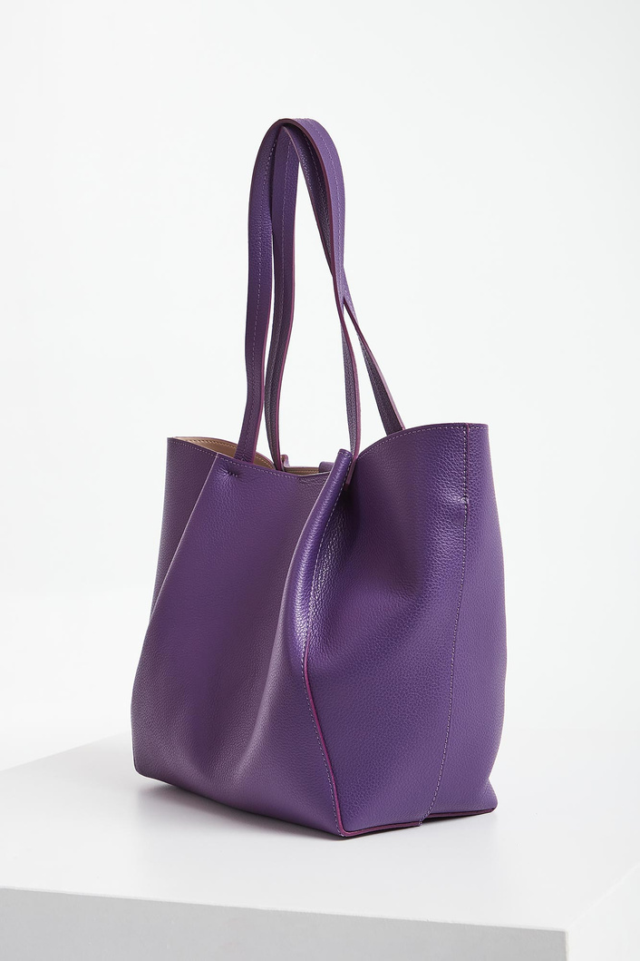 Torebka damska skórzana shopper PATRIZIA PEPE