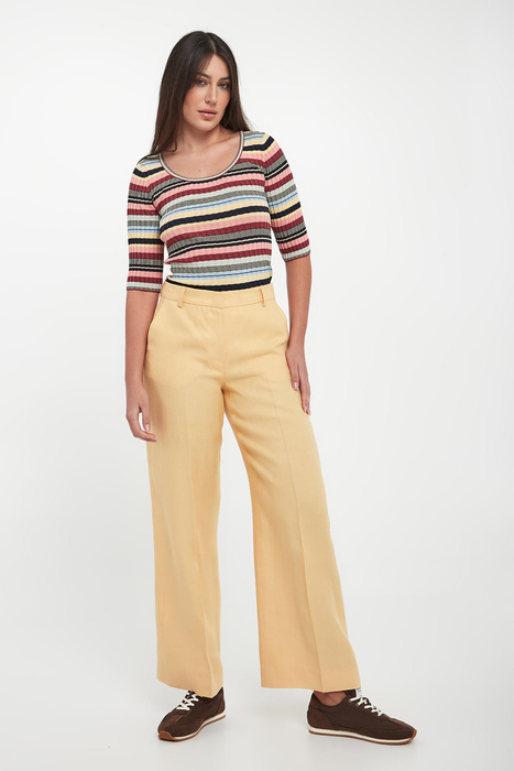 Spodnie damskie lniane Malizia WEEKEND MAX MARA