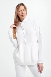 Sweter damski z kapturem ERMANNO FIRENZE