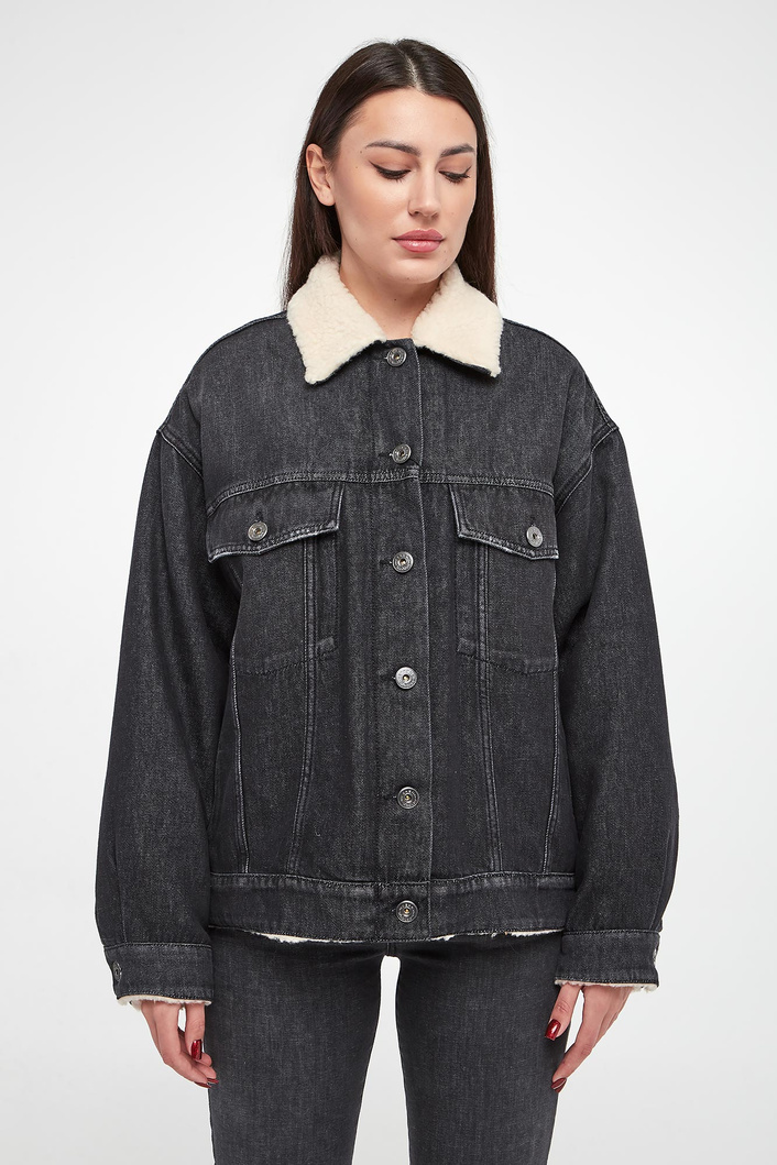 Kurtka damska z wełnianym futerkiem Libano WEEKEND MAX MARA