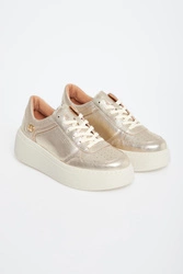 Sneakersy damskie skórzane TWINSET