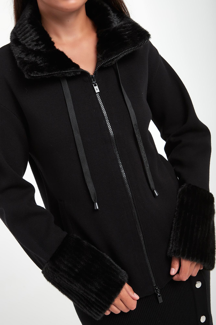 Kurtka damska z futerkiem JOSEPH RIBKOFF