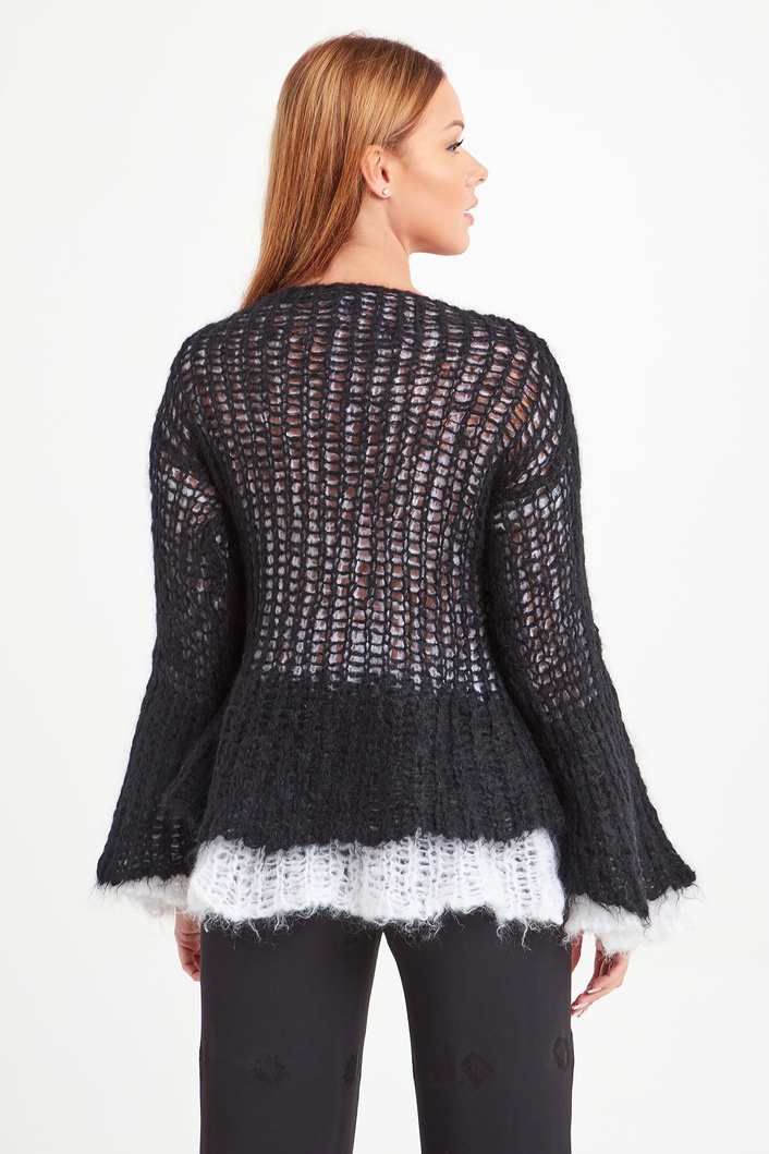 Sweter z moherem EMPORIO ARMANI