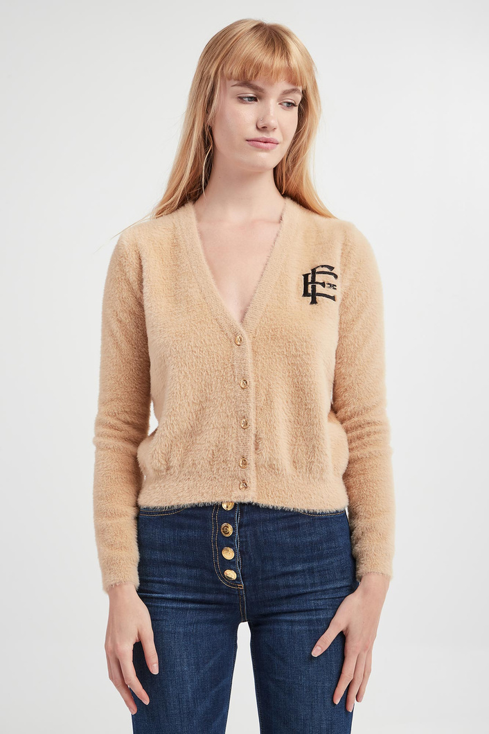 Kardigan damski futrzany ELISABETTA FRANCHI