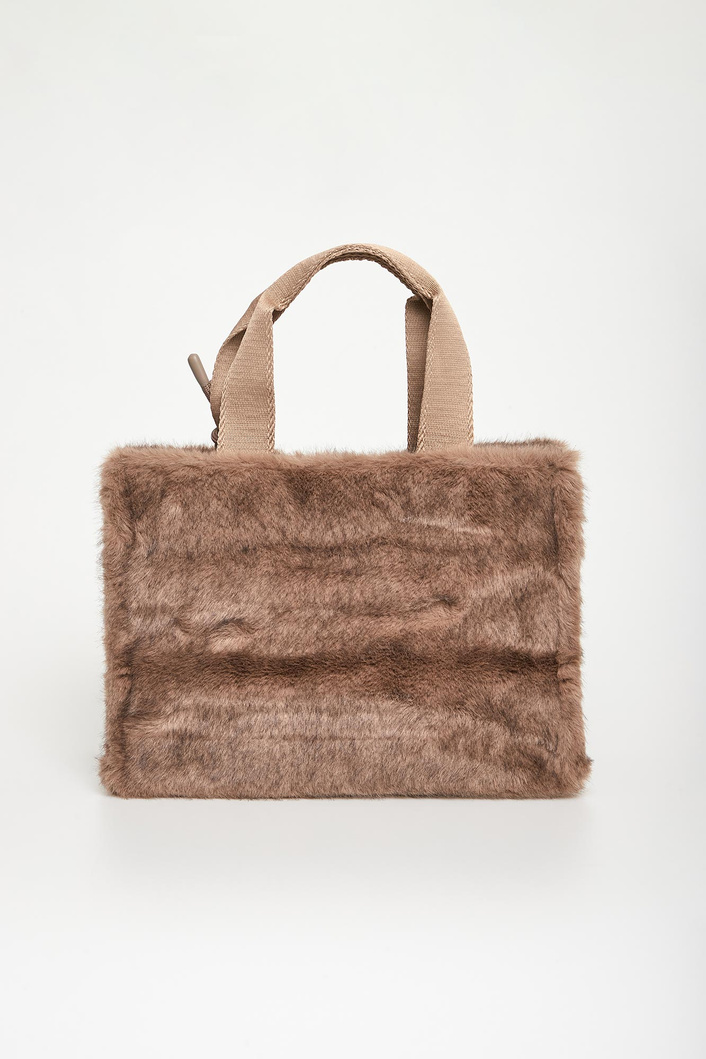 Torebka damska futrzany shopper LIU JO