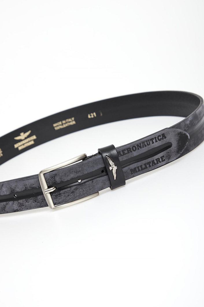 Pasek męski skórzany AEROANUTICA MILITARE