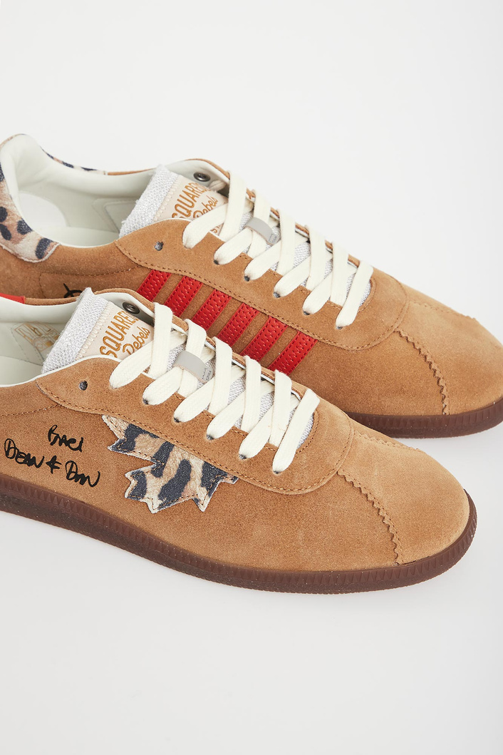 Sneakersy męskie zamszowe DSQUARED2