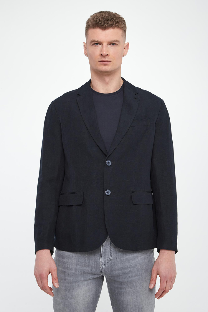 Marynarka męska jednorzędowa lniana ARMANI EXCHANGE