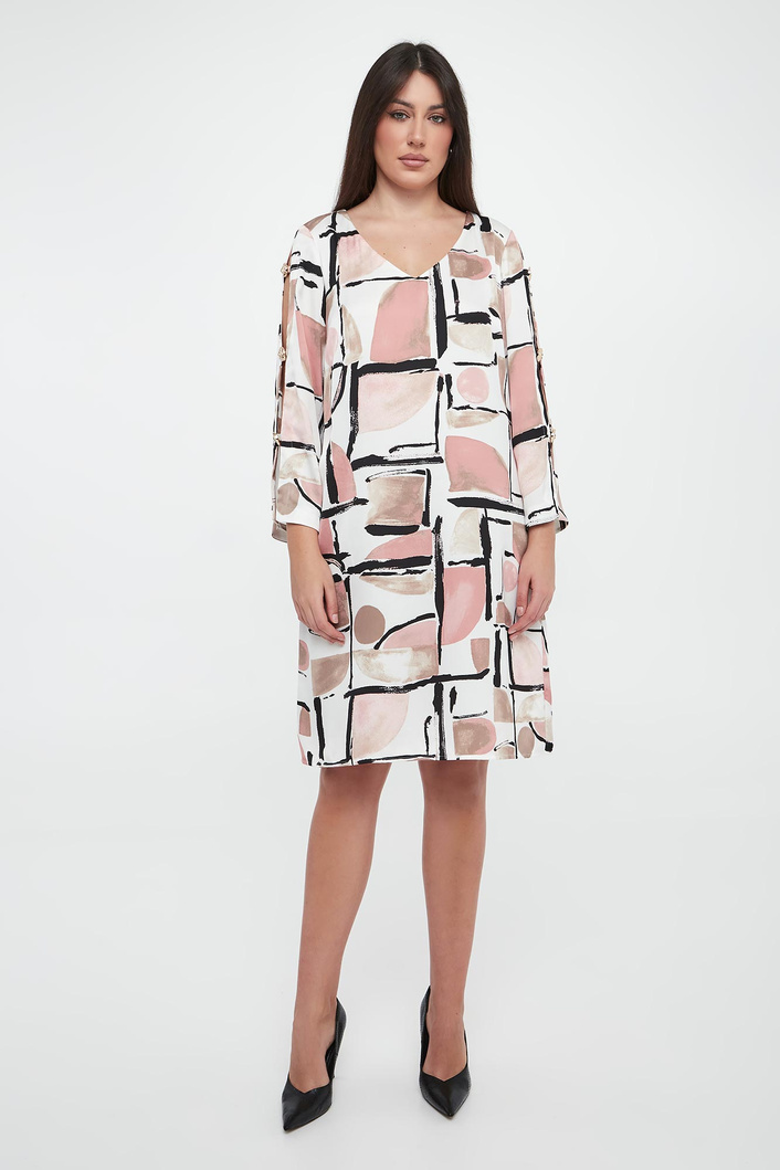 Sukienka damska ze wzorem JOSEPH RIBKOFF