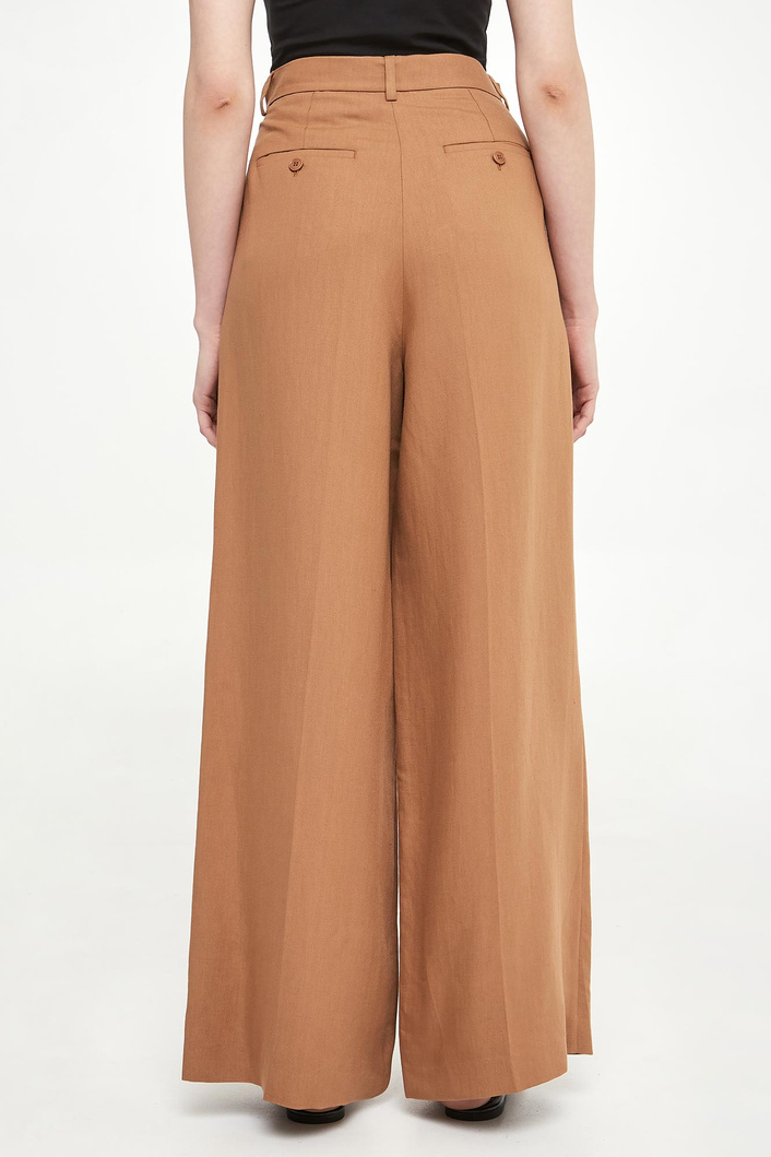 Spodnie damskie lniane Diletta WEEKEND MAX MARA