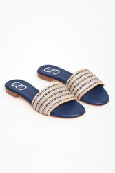 Klapki damskie skórzane CESARE CASADEI