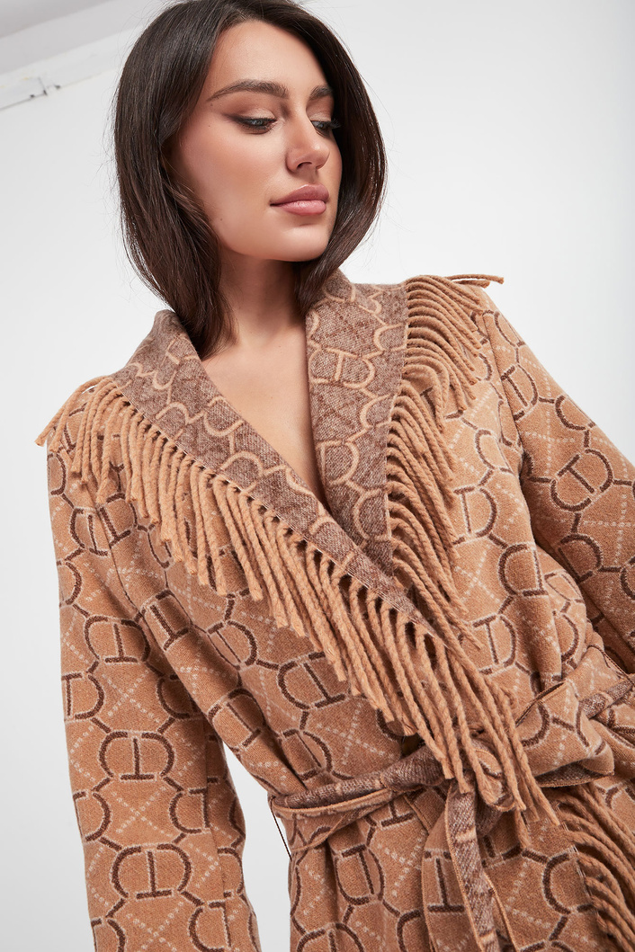 Płaszcz wełniany TWINSET