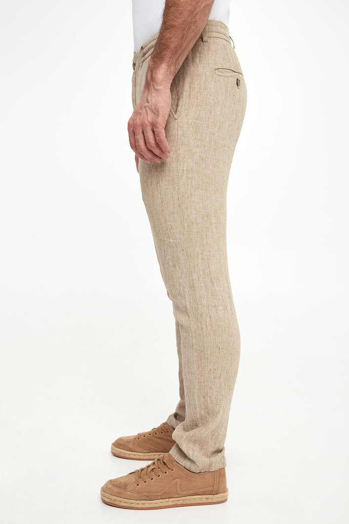 Spodnie męskie lniane PAUL&SHARK
