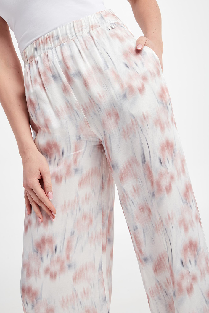 Spodnie damskie satynowe ARMANI EXCHANGE