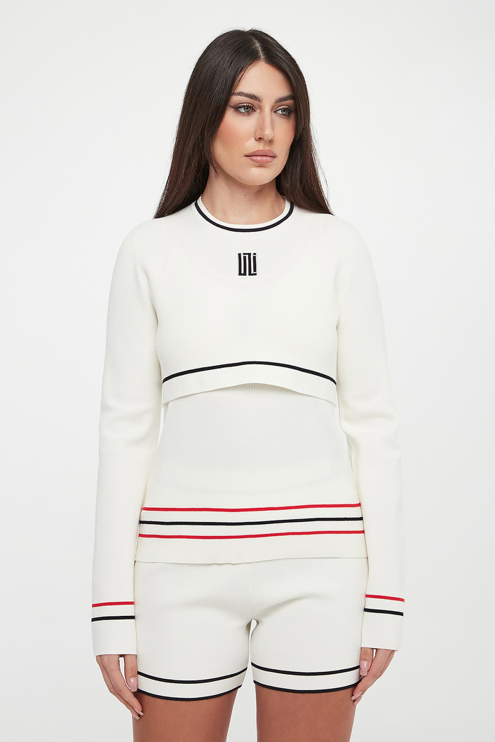 Komplet damski sweter + top SPORTALM