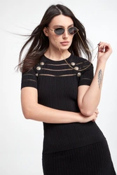 Top dzianinowy damski Seaborgio PINKO