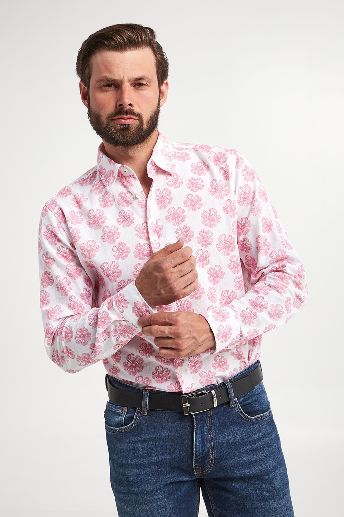 Koszula męska lniana Hanson2K-W JOOP! JEANS