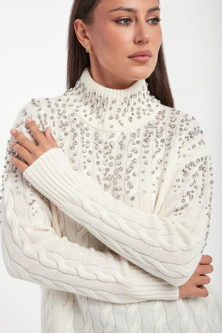 Sweter damski z kaszmirem ERMANNO FIRENZE