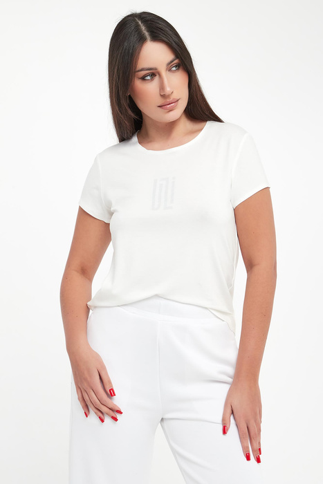 T-shirt damski wiskozowy z logo SPORTALM