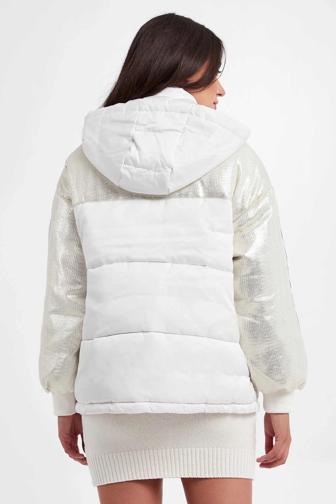 Kurtka LIU JO SPORT Ecru Oversize TF2259/T4558/A7280 | Sklep