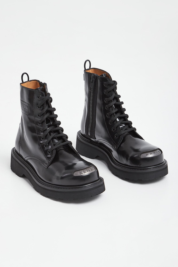 Trapery damskie skórzane KENZO