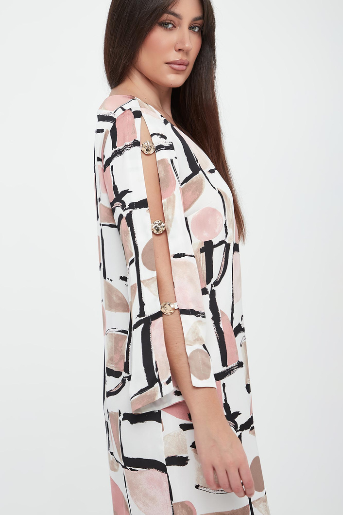 Sukienka damska ze wzorem JOSEPH RIBKOFF