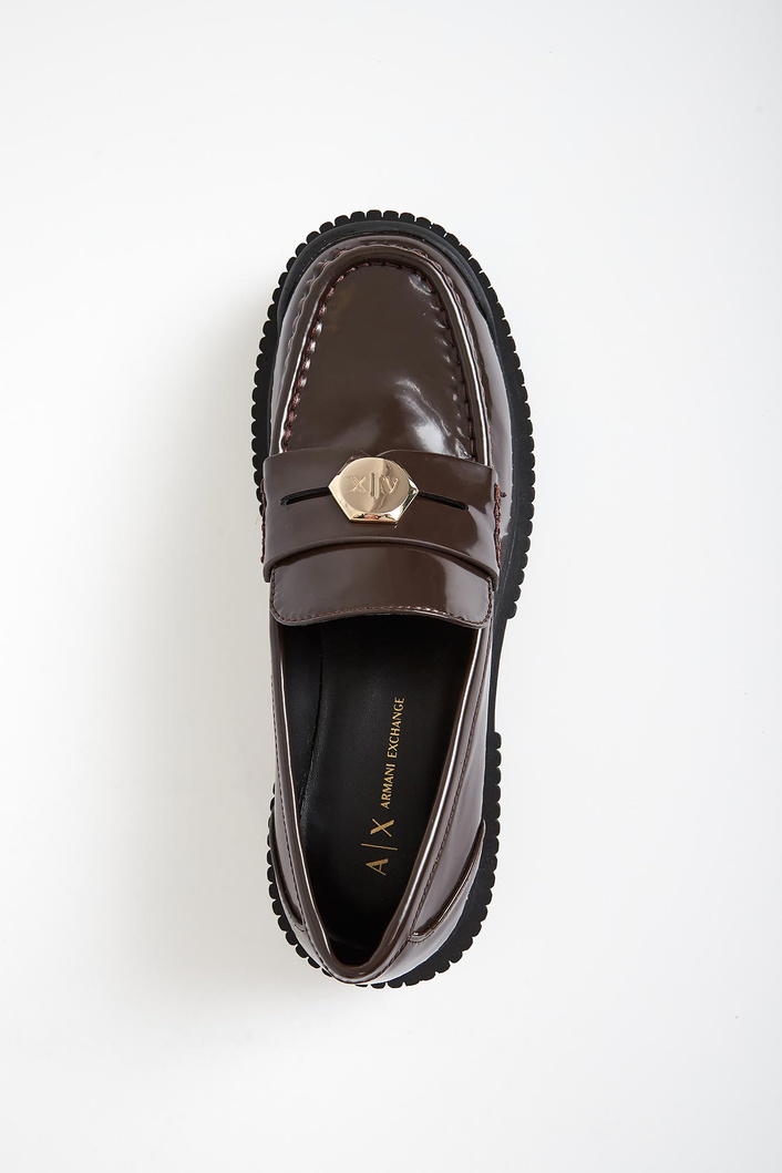 Loafersy damskie ARMANI EXCHANGE