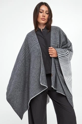 Ponczo damskie wełniane Brenta MM