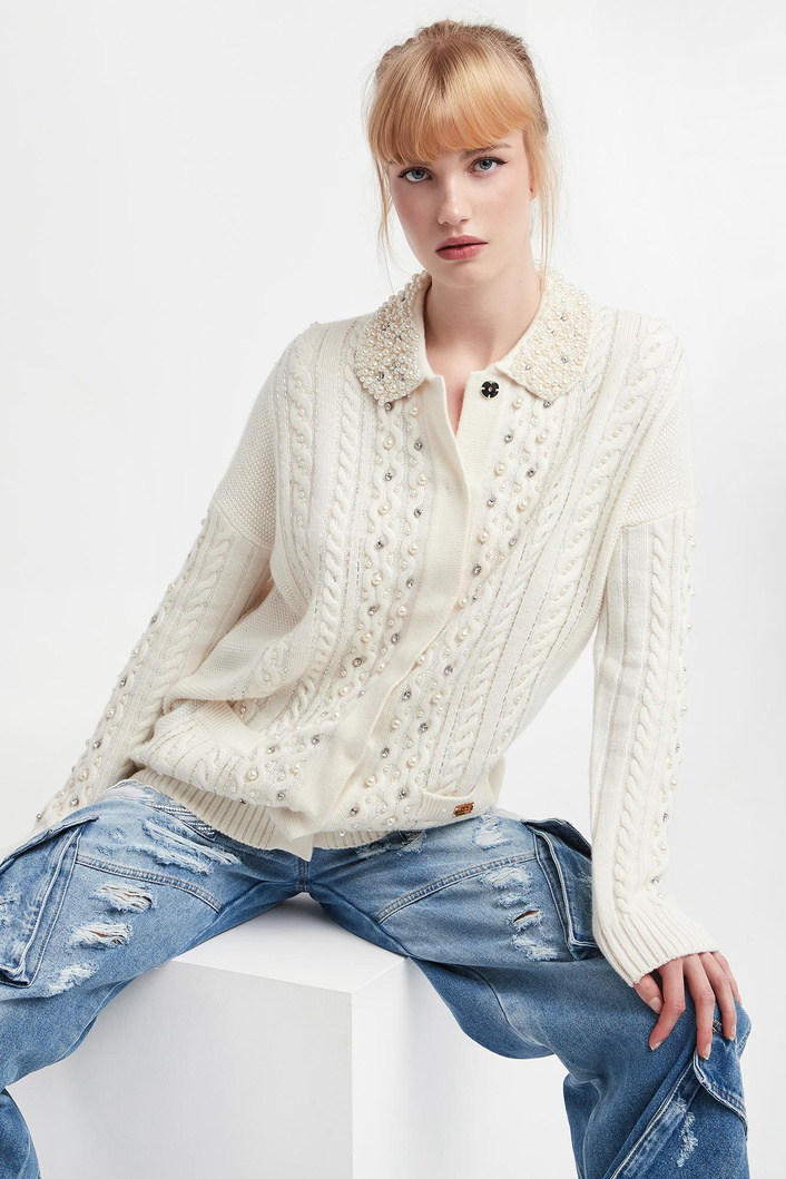 Kardigan damski wełniany ELISABETTA FRANCHI