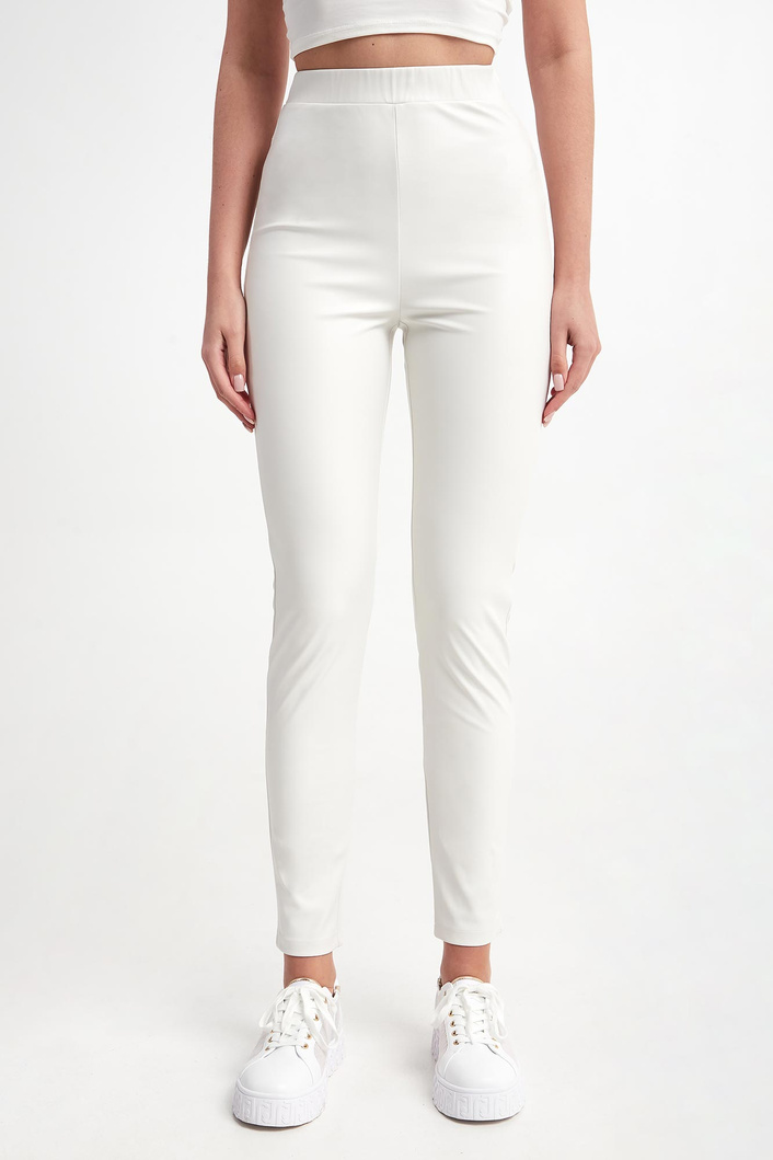 Spodnie damskie z ekoskóry Zefir MAX MARA LEISURE