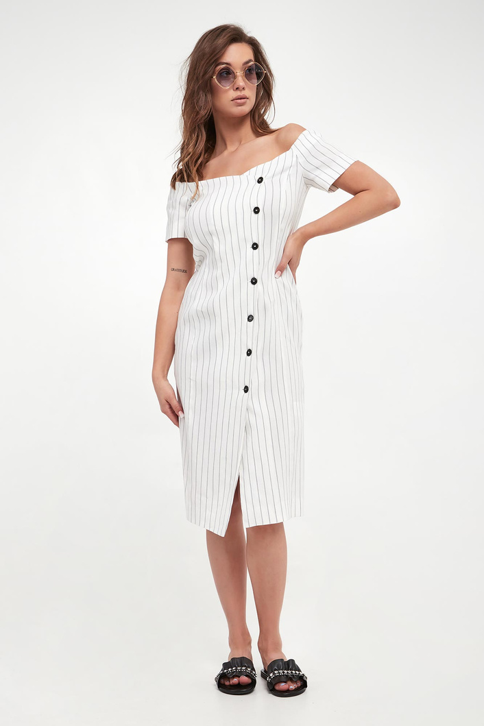 Sukienka lniana Giberna MARELLA